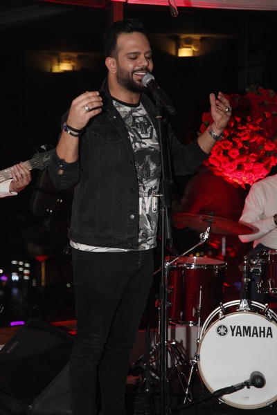 Charbel Khalil and the band at Burj on Bay 